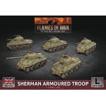 Flames of War Sherman Armoured Troop (Plastic)