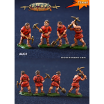 Baueda Roman Legionaries in fatigue dress digging (8 figures)