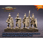 Baueda Roman Legionaries advancing Montefortino helmet and gladius Hispaniensis (8 figures)