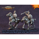 Baueda Numidian Light Horse ring hand + separate javelin (4 figures)