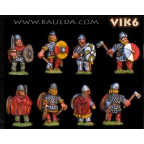 Baueda Viking Armoured Huscarls (8 figures)