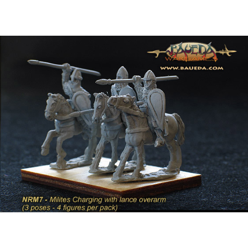 Baueda Norman milites Charging with separate lance (4 figures)
