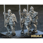 Baueda Norman or Breton lightly armoured Cavalry (4 figures)