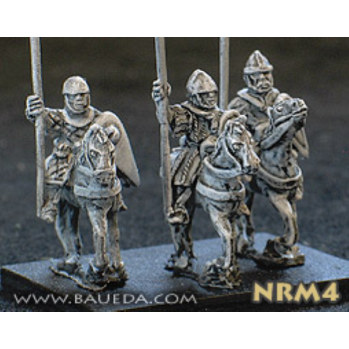 Baueda Norman or Breton lightly armoured Cavalry (4 figures)