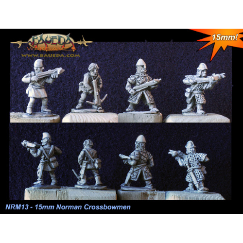 Baueda Norman Light and Heavy Crossbowmen (8 figures)