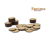 Fireforge Games MDF Basette Tonde 32mm (48Pz)