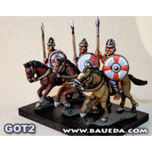 Baueda Gothic Heavy Cavalry (4 figures)