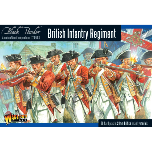Black Powder American War of Indipendence 1776-83 British Infantry Regiment