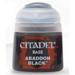 Games Workshop Citadel Colore Acrilico 12ml Abaddon Black Base