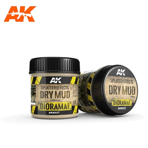 AK Interactive Splatter Effects Dry Mud 100ml