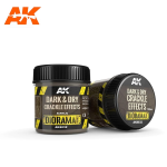 AK Interactive Dark & Dry Crackle Effects 100ml