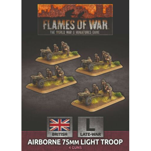 Flames of War Airborne 75mm Light troop (Plastic)