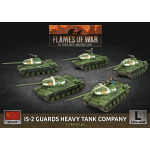 Flames of War IS-2 Guards Heavy Tank Company (Late War x5 Tank Plastic)