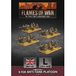 Flames of War Airborne 6pdr Anti-Tank Platoon (Plastic)