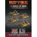 Flames of War 6pdr Anti-Tank Platoon (Plastic)