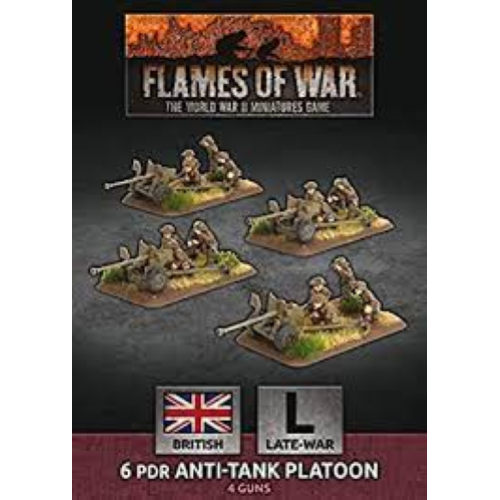 Flames of War 6pdr Anti-Tank Platoon (Plastic)