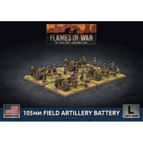 Flames of War 105mm Field Artillery Battery