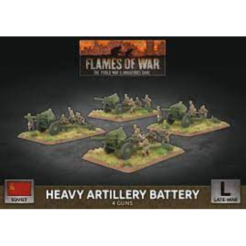 Flames of War Heavy Artillery Battery (Plastic)