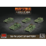 Flames of War Su-76 Light SP Battery (x5 plastic)