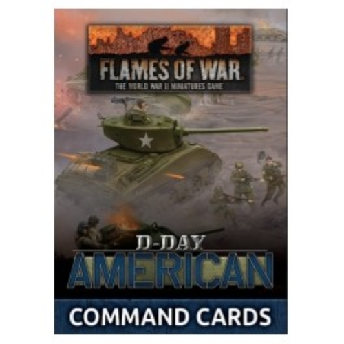Flames of War D-Day American Command Cards (x50)