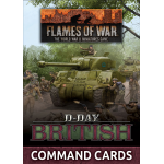 Flames of War D-Day British Command Cards (x47 cards)