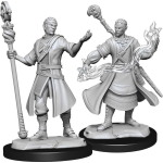 D&D Miniature - Half Elf Wizard Male