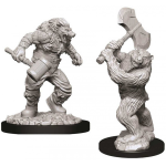 D&D Miniature - Wereboar & Werebear