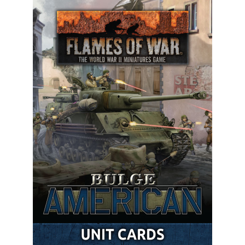 Bulge - Late War American Unit Cards