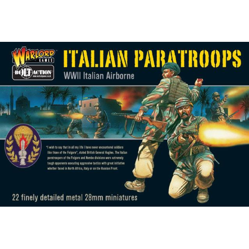 Bolt Action Italian Paratroopers