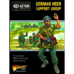 Bolt Action German Heer Support Group (HQ, Mortar & MMG)