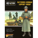 Bolt Action Blitzkrieg German Support Group (HQ, Mortar & MMG)