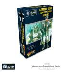 Bolt Action German Army (Winter) Support Group (HQ, Mortar & MMG)
