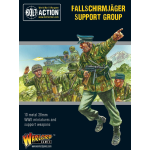 Bolt Action Fallschirmjager Support Group (HQ, Mortar & MMG)