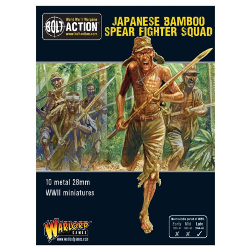 Bolt Action Japanese Bamboo Spear Fighter Squad