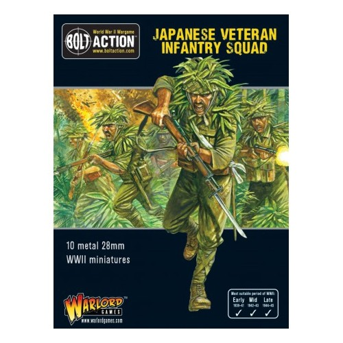 Bolt Action Japanese Veteran Infantry Squad
