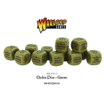 Bolt Action Order Dice Green (12)