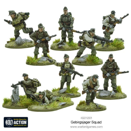 Bolt Action German Gebirgsjager Squad