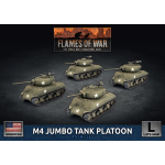 Flames of War M4 Jumbo Tank Platoon