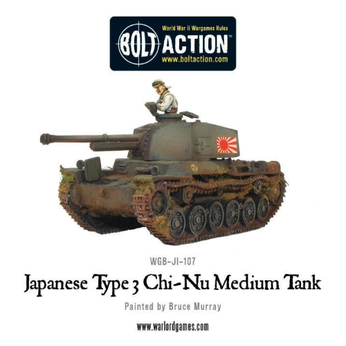 Bolt Action Japanese Type 3 Chi-Nu Medium Tank 