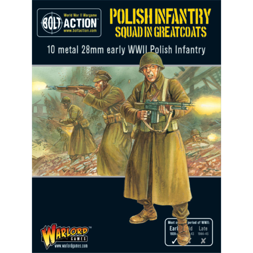Bolt Action Polish Infantry Squad in Greatcoats