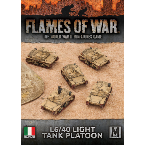 Flames of War L6/40 Light Tank Platoon