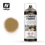 Vallejo Hobby Paint Primer Spray Acrilico Desert Yellow 400ml