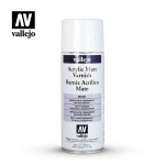 Vallejo Hobby Paint Primer Spray Matt Varnish 400ml 