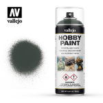 Vallejo Hobby Paint Primer Spray Acrilico Dark Green 400ml