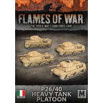 Flames of War P26/40 Heavy Tank Platoon