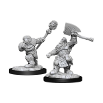 D&D Miniature - Dwarf Fighter & Dwarf Cleric