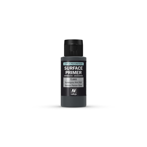 Vallejo SURFACE PRIMER: Ger. Panzer Grey RAL7021