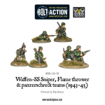 Bolt Action Waffen SS Sniper, Flamethrower & Panzerschrek Teams