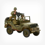 Bolt Action US Army Jeep With 30 Cal MMG