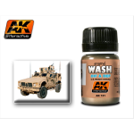 AK Interactive Enamel Wash OIF & OEF U.S. Modern Vehicles 35ml